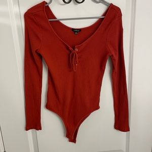 Long sleeve body suit
